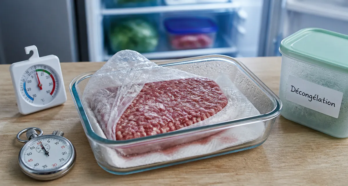 Produit décongelé : combien de temps au frigo, durée de conservation