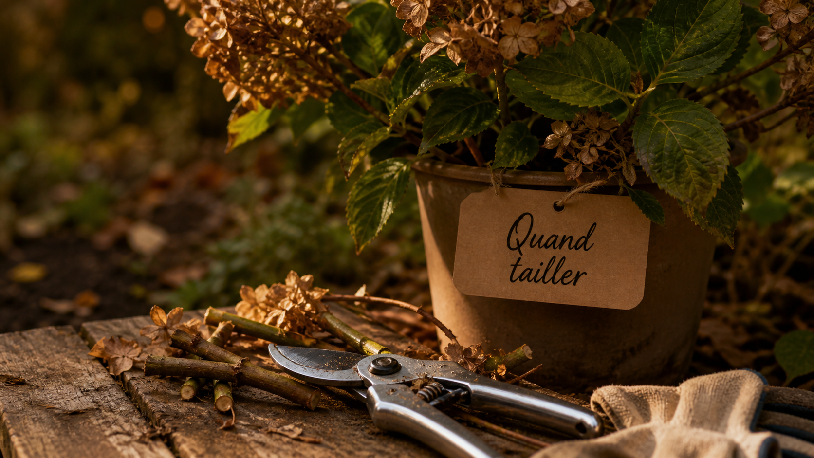 Quand couper hortensia : sécateur, tiges et pot, taille pour floraison
