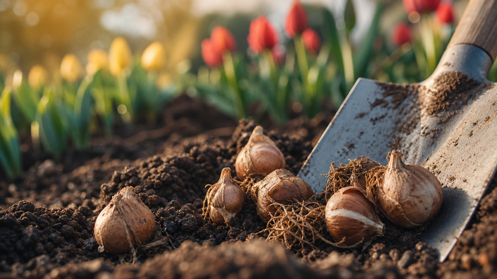 Quand planter les tulipes : bulbes prêts en terre au printemps
