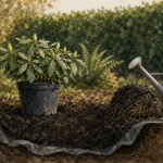 Quand planter un rhododendron : fosse de plantation automnale
