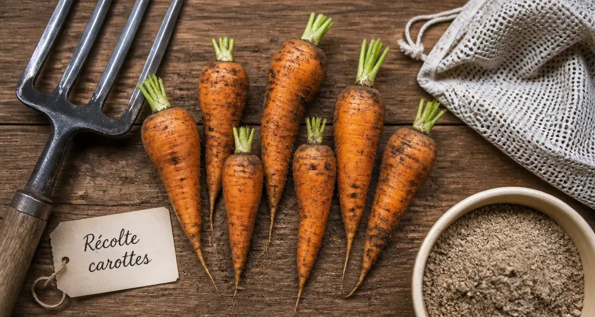 Quand recolter les carottes : récolte des carottes sans les casser