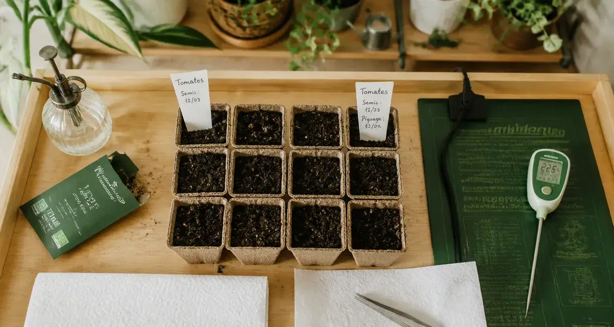 Quand semer graines de tomates : semis en godets