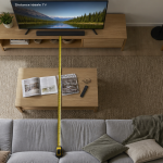 quelle distance entre tv et canapé vue salon