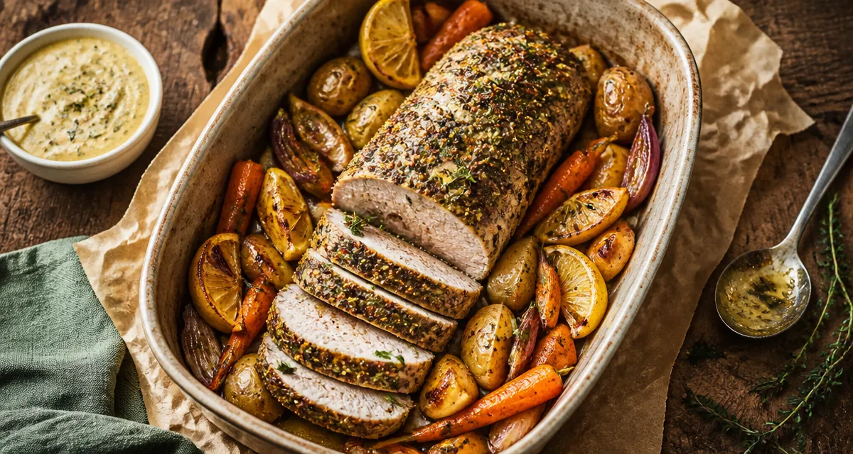 recette filet de dinde au four moelleux doré avec légumes