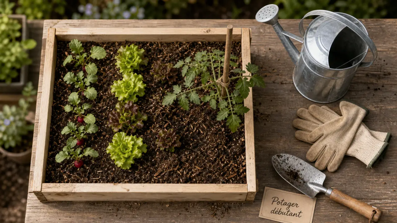 Comment faire un potager quand on débute : petit potager 4 à 6 m², terre 30 cm