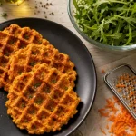 Gaufres aux carottes croustillantes et moelleuses