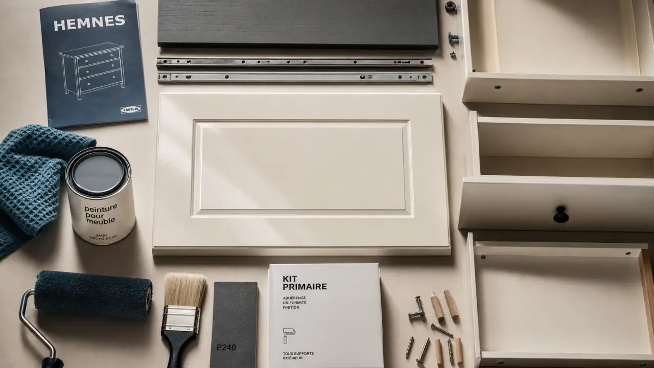 Peinture pour meuble IKEA sur mélaminé : sous-couche anti-écaillage