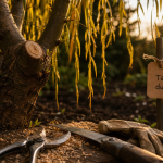 Quand et comment tailler un saule pleureur : coupe au-dessus d’un bourgeon