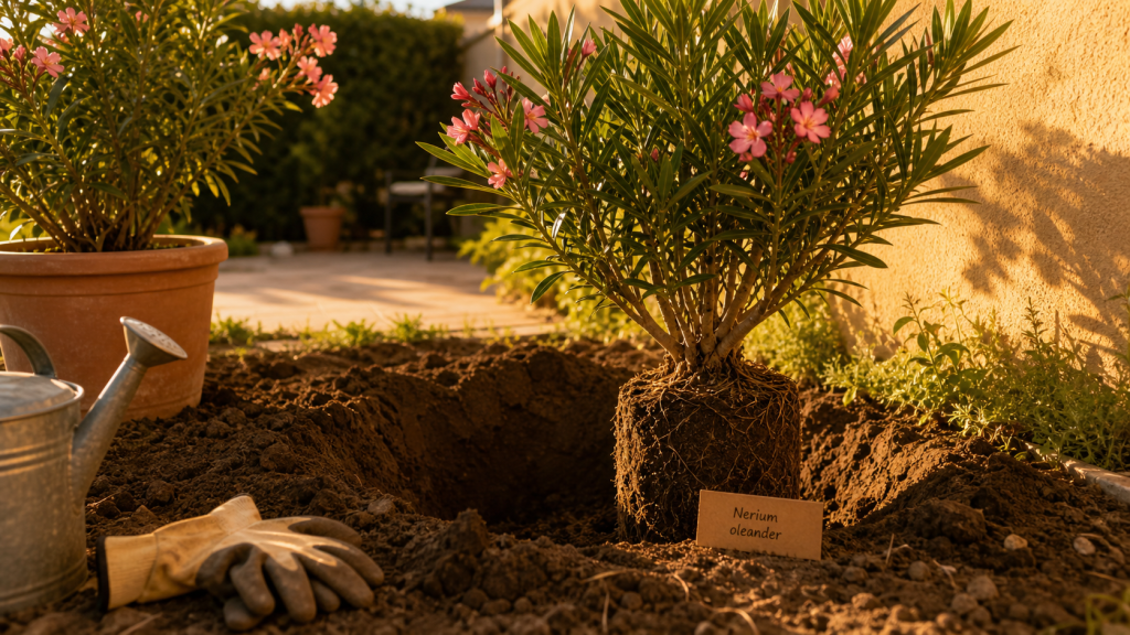 Quand planter un laurier rose en pleine terre : plantation au printemps ou en automne