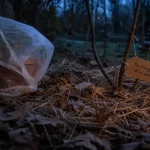 Que faire au jardin en hiver : paillage d’hiver protégeant les plantes sans toucher le collet