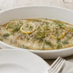 Recette sole four : sole au beurre citronné, citron et herbes