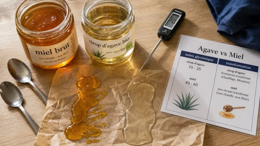 Miel ou sirop d’agave : lequel choisir pour votre santé et vos recettes ?