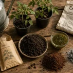 Engrais naturel pour le potager : compost, purin d’ortie et cendres