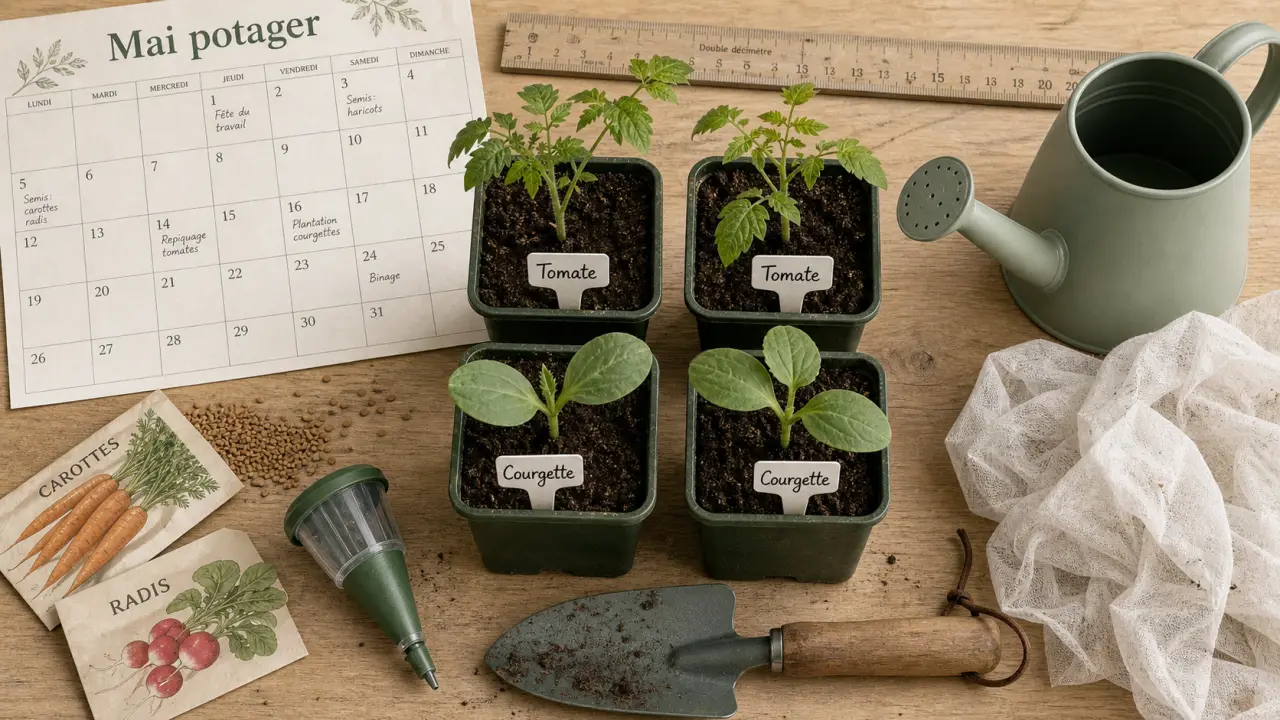 Que planter en mai au potager : semis directs et jeunes plants