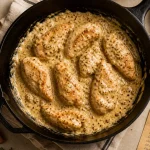 Recette d'aiguillettes de poulet en sauce crémeuse crème-moutarde