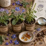 Plantes mellifere pour pollinisateurs : phacélie, bourrache et mélilot en godets