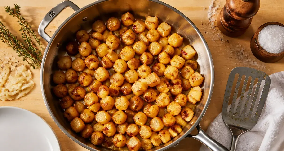 Pommes de terre sautées recette : dés dorés croustillants à la poêle