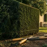 Taille cypres : haie de cyprès avant et après, jardin provençal
