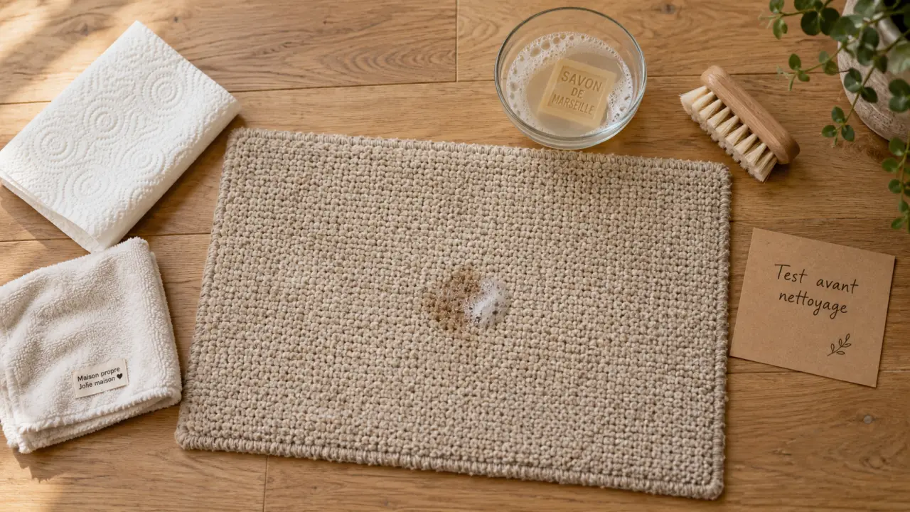 Nettoyer tapis : peu d’eau, microfibre, test avant nettoyage