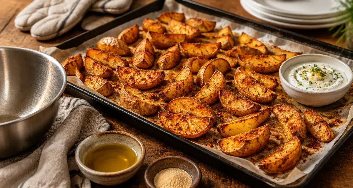 Potatoes au four maison, croûte dorée et fondant