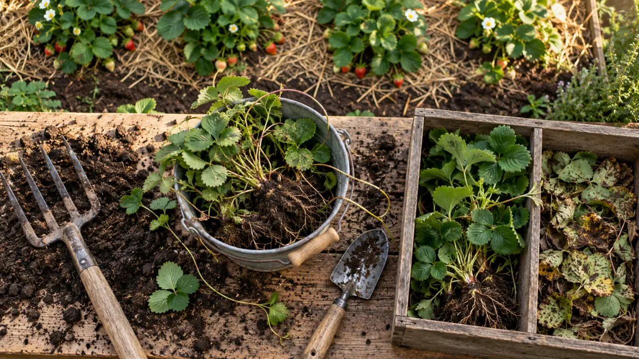 Que faire des vieux fraisiers : arracher ou replanter
